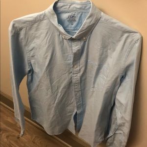 JCrew lightweight Oxford cloth shirt. Light blue